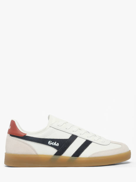Sneakers In Leather Gola White men CMB744WU