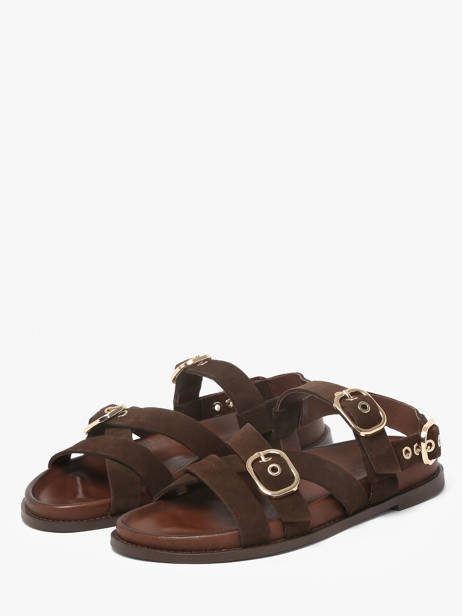Sandales En Cuir Inuovo Marron accessoires 51006SMN vue secondaire 1