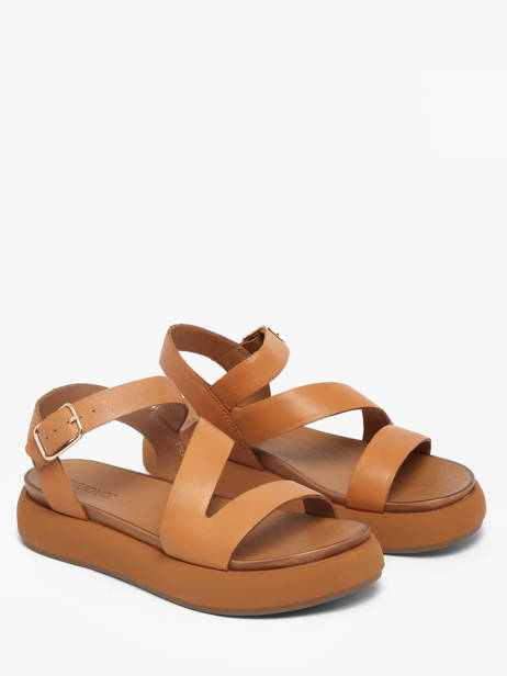 Sandales En Cuir Inuovo Orange accessoires 96001CCN vue secondaire 1