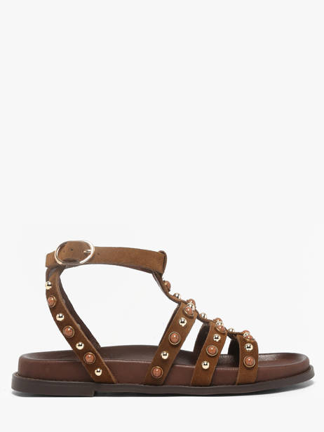 Sandales En Cuir Inuovo Marron accessoires 51002CTN