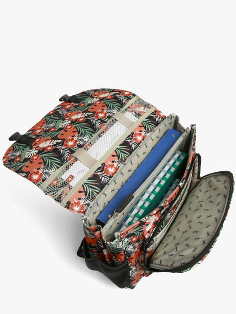 2-compartment Satchel Cameleon Multicolor futur CA38 other view 4