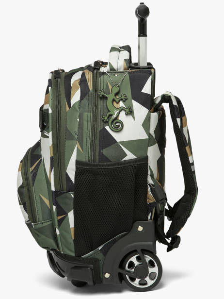 2-compartment Wheeled Schoolbag Futur Cameleon Multicolor futur SR39 other view 3