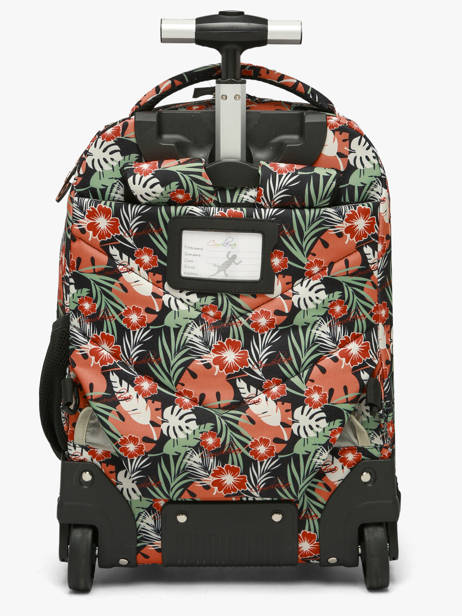2-compartment Wheeled Schoolbag Futur Cameleon Multicolor futur SR45 other view 5