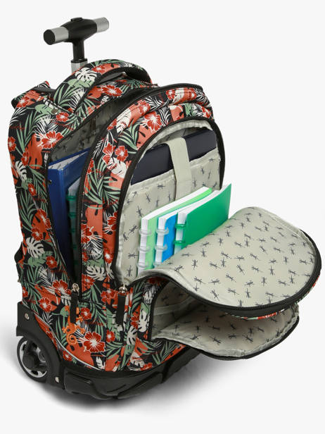 2-compartment Wheeled Schoolbag Futur Cameleon Multicolor futur SR45 other view 4