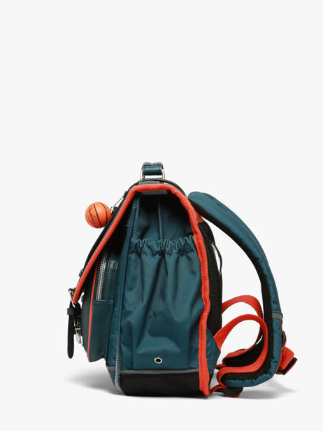 Satchel For Kids 2 Compartments Vintage Urban Cameleon Blue vintage urban CA35 other view 1