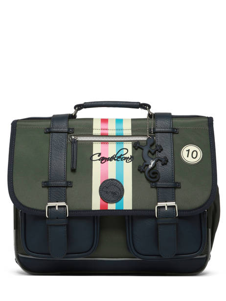 Satchel 2 Compartments Cameleon Blue vintage urban CA38 other view 7