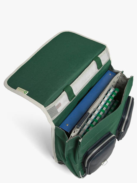Wheeled Schoolbag 2 Compartments Vintage Urban Cameleon Green vintage urban CR38 other view 2