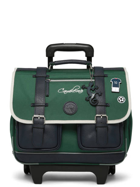 Wheeled Schoolbag 2 Compartments Vintage Urban Cameleon Green vintage urban CR38 other view 6