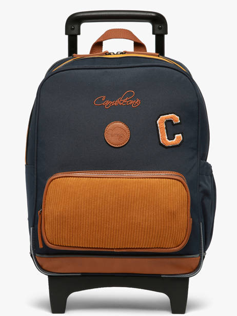 2-compartment Wheeled Schoolbag Vintage Urban Cameleon Blue vintage urban SR40