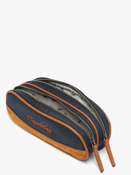 Pencil Case For Kids 2 Compartments Cameleon Blue vintage urban VIB-TROU other view 1