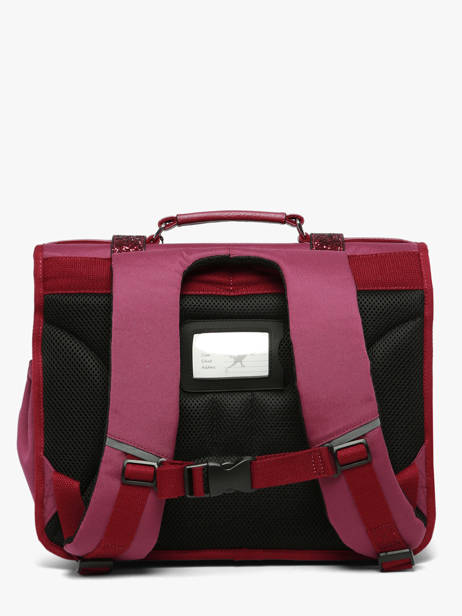 Satchel For Kids 2 Compartments Cameleon Violet vintage fantasy CA38 other view 5