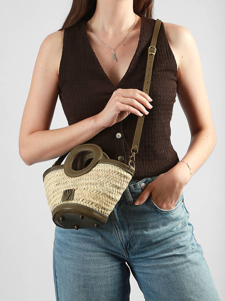Satchel Estival Le voyage en panier Green estival PM927 other view 1