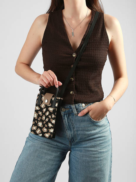 Crossbody Bag Phonebag Miniprix Black phonebag P202 other view 1