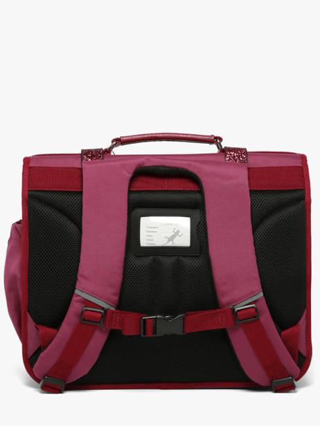 Satchel For Kids 3 Compartments Vintage Fantasy Cameleon Violet vintage fantasy CA41 other view 3