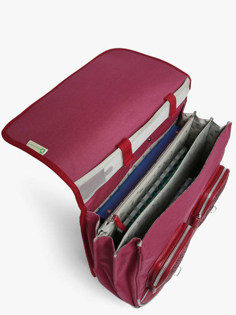 3-compartment Wheeled Satchel Vintage Fantasy Cameleon Violet vintage fantasy CR41 other view 2