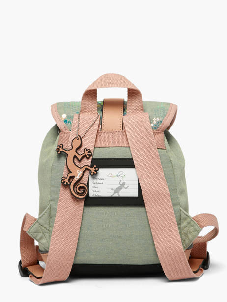 Sac à Dos 1 Compartiment Cameleon Rose vintage fantasy SD25 vue secondaire 5