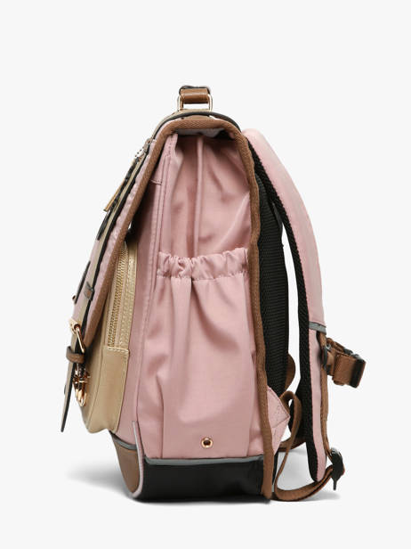 2-compartment Vintage Fantasy Backpack Cameleon Pink vintage fantasy SD39 other view 1