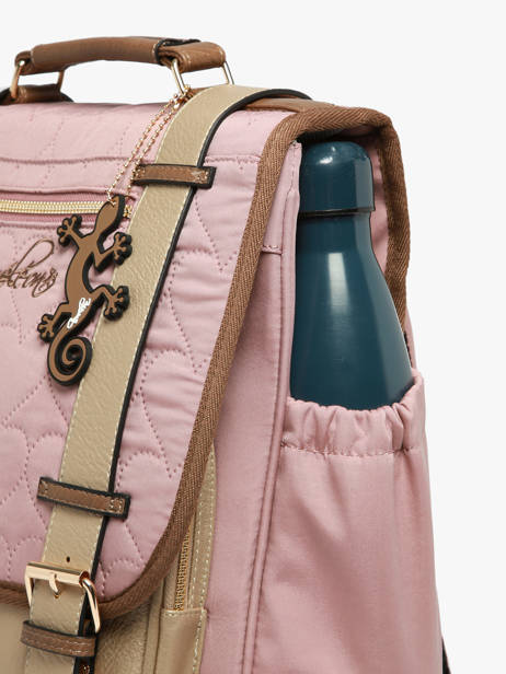 2-compartment Vintage Fantasy Backpack Cameleon Pink vintage fantasy SD39 other view 4
