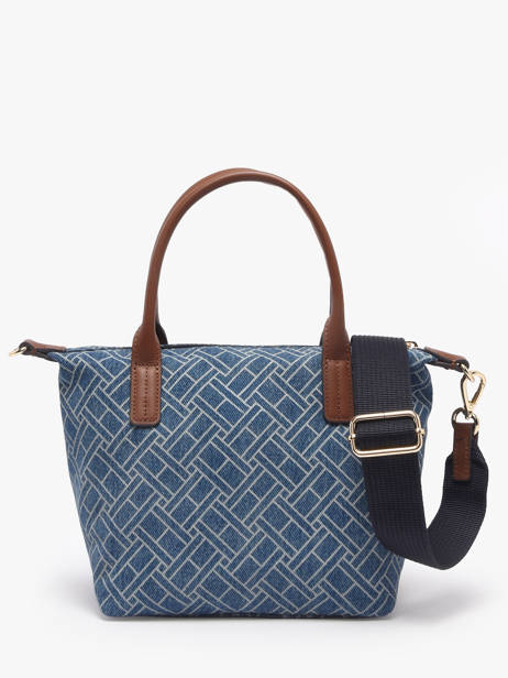 Crossbody Bag Popette Cotton Tommy hilfiger Blue popette AW18612 other view 4