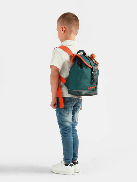 1 Compartment Backpack Cameleon Orange vintage urban SD25 other view 1