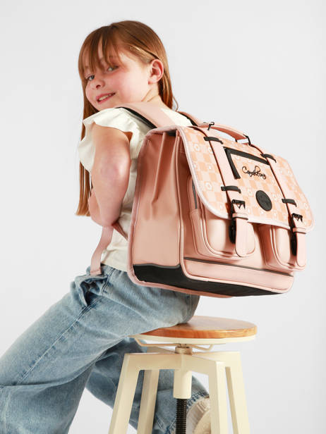 Vintage North Satchel Cameleon Pink vintage north CA38 other view 2
