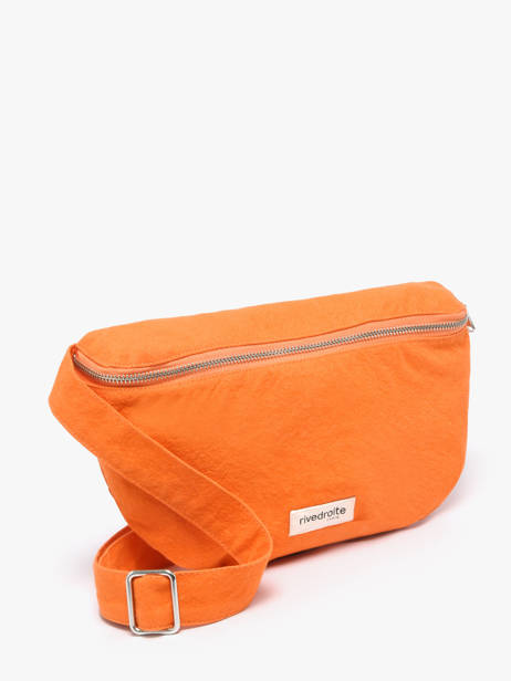 Recycled Coton Custine Belt Bag Rivedroite Orange timeless CUSTITIM other view 1