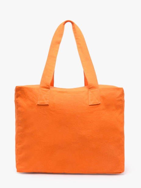 Shoulder Bag Célestins Recycled Coton Rivedroite Orange timeless CELESTIM other view 3