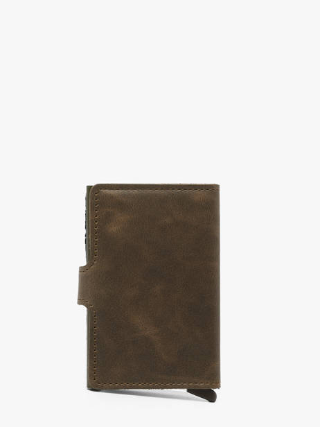 Vintage Leather Card Holder Secrid Brown vintage MV other view 3