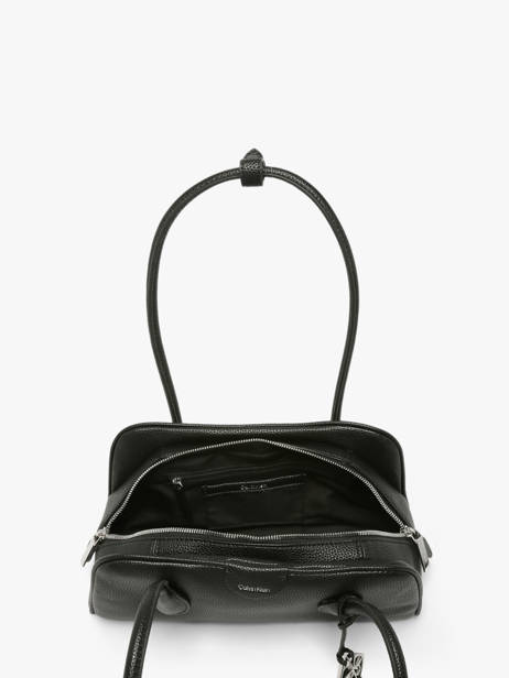 Sac Porté épaule Emblem Calvin klein jeans Noir emblem 4F3743G vue secondaire 2