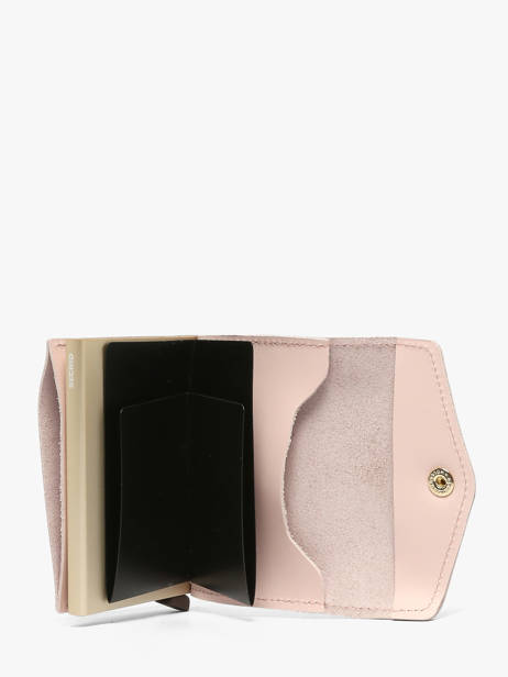 Card Holder Leather Secrid Pink original EOR other view 1