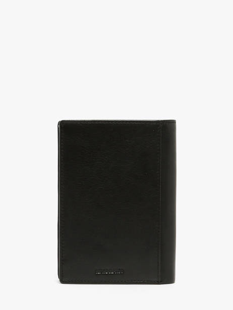 Wallet Leather Serge blanco Black baltimore BAL21013 other view 3