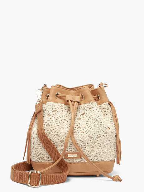 Sac Bandoulière Antibes Coton Les tropeziennes Beige antibes TZ03