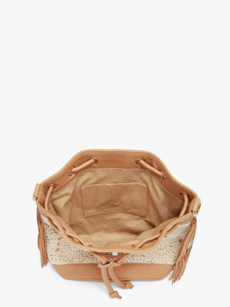 Sac Bandoulière Antibes Coton Les tropeziennes Beige antibes TZ03 vue secondaire 2