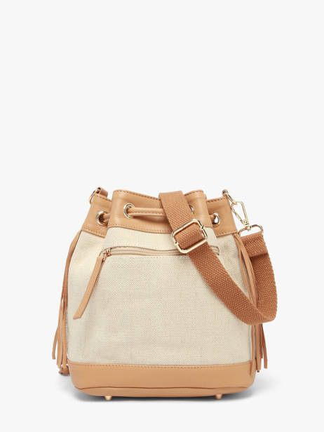 Sac Bandoulière Antibes Coton Les tropeziennes Beige antibes TZ03 vue secondaire 3