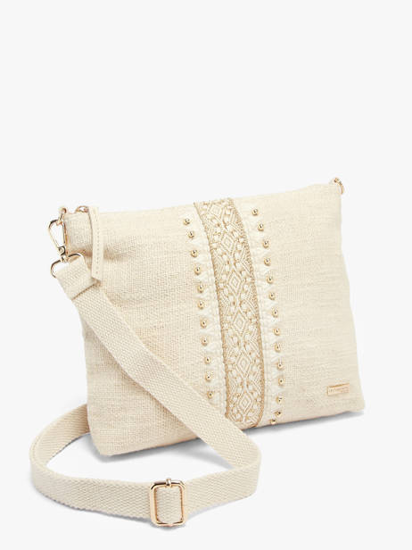 Sac Bandoulière Bandol Coton Les tropeziennes Beige bandol TZ02 vue secondaire 1
