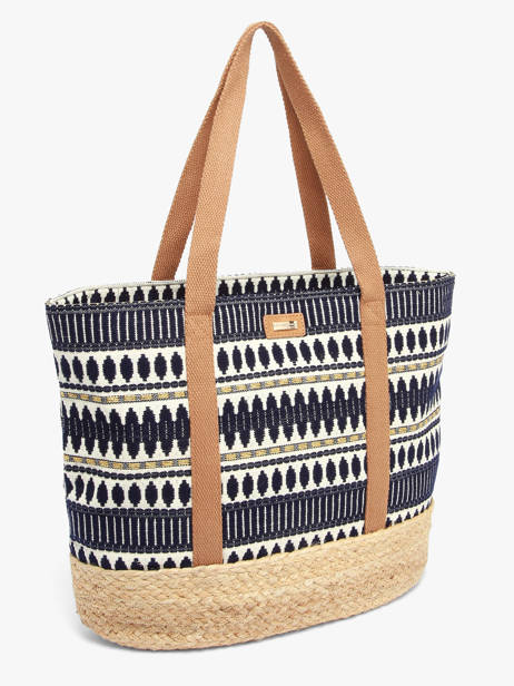 Sac Porté épaule En-vau Coton Les tropeziennes Bleu en-vau TZ02 vue secondaire 1