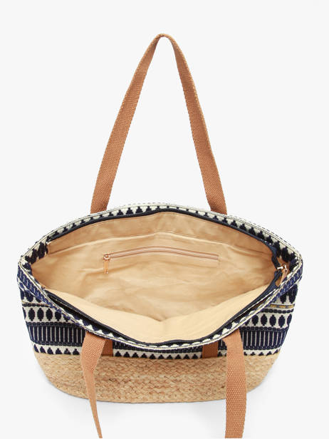 Sac Porté épaule En-vau Coton Les tropeziennes Bleu en-vau TZ02 vue secondaire 2