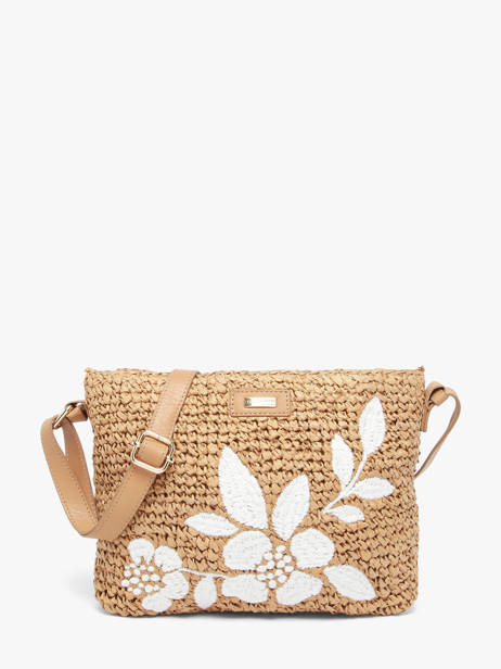 Sac Porté épaule Large Papier Les tropeziennes Marron large TZ02