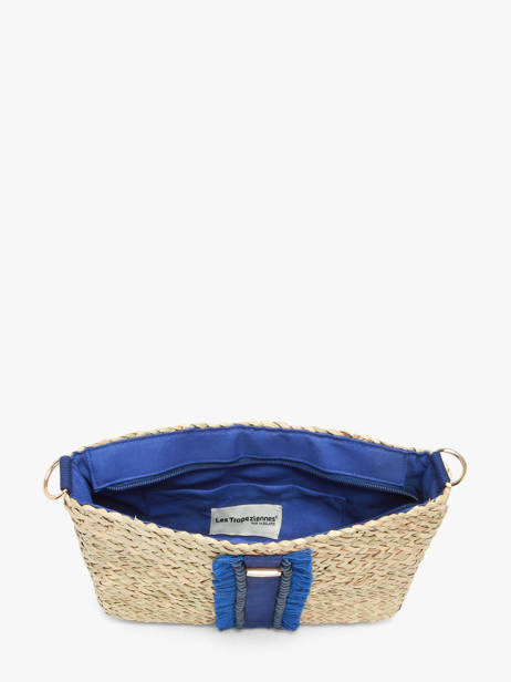 Sac Bandoulière Monaco Paille Les tropeziennes Beige monaco TZ02 vue secondaire 2