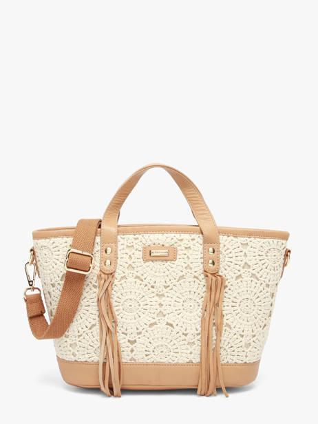 Sac Porté Main Antibes Coton Les tropeziennes Beige antibes TZ01