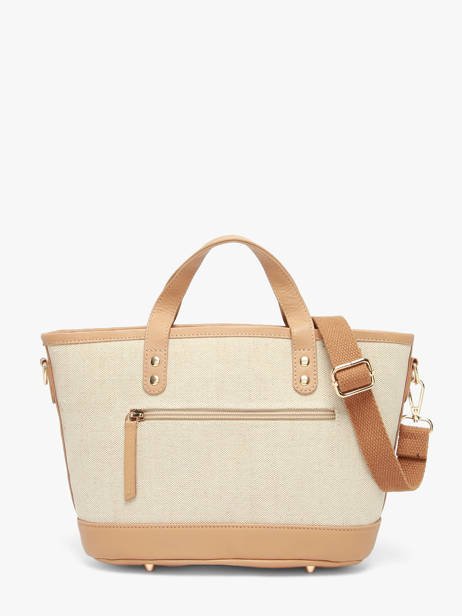 Sac Porté Main Antibes Coton Les tropeziennes Beige antibes TZ01 vue secondaire 3
