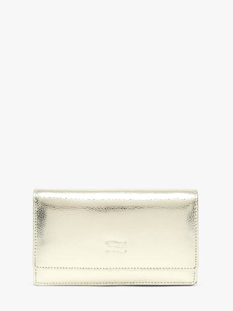Leather Caviar Wallet Crinkles Gold caviar 14001