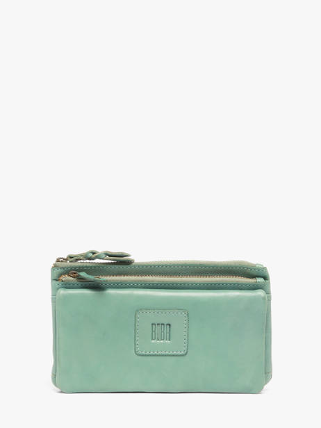 Portefeuille Cuir Biba Bleu heritage BT34