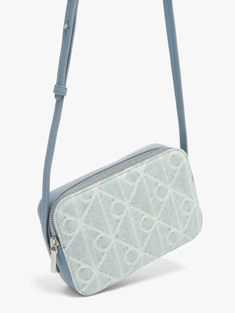 Shoulder Bag Emblem Denim Cotton Calvin klein jeans Blue emblem denim 4F3430G other view 1