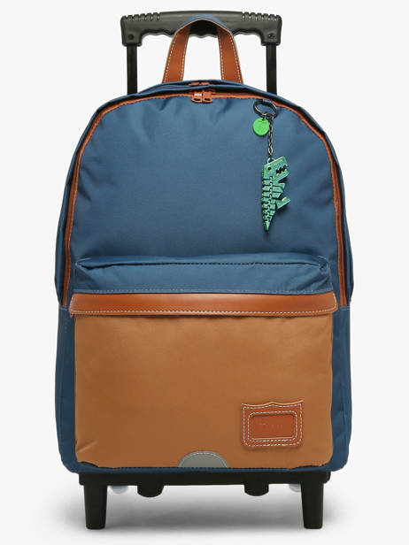 2-compartment Wheeled Schoolbag Tann's Blue les fantaisies g 73128
