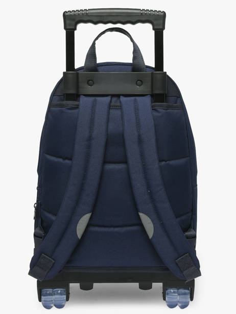 2-compartment Wheeled Schoolbag Tann's Blue les fantaisies g 73328 other view 3