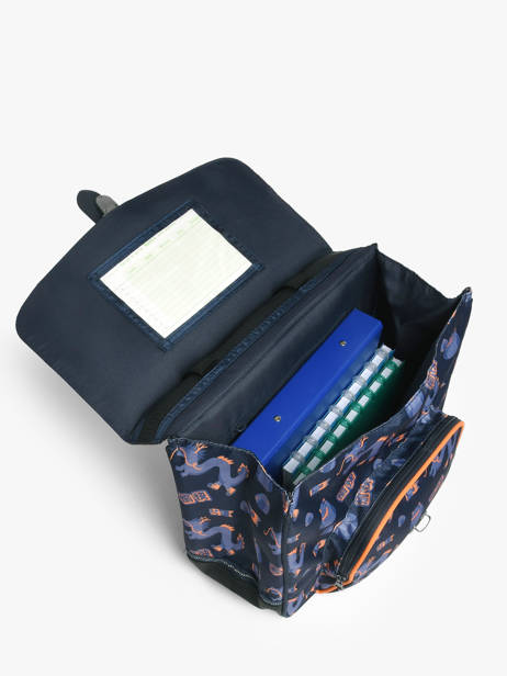 1 Compartment Satchel Tann's Blue les fantaisies g 35155 other view 2