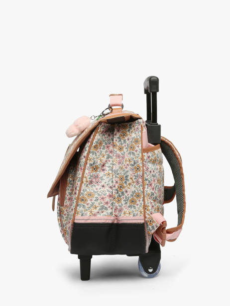 2-compartment Wheeled Satchel Tann's Multicolor les fantaisies f 26422611 other view 1