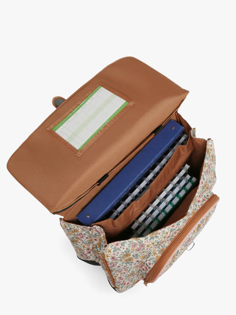 2-compartment Wheeled Satchel Tann's Multicolor les fantaisies f 26422611 other view 2