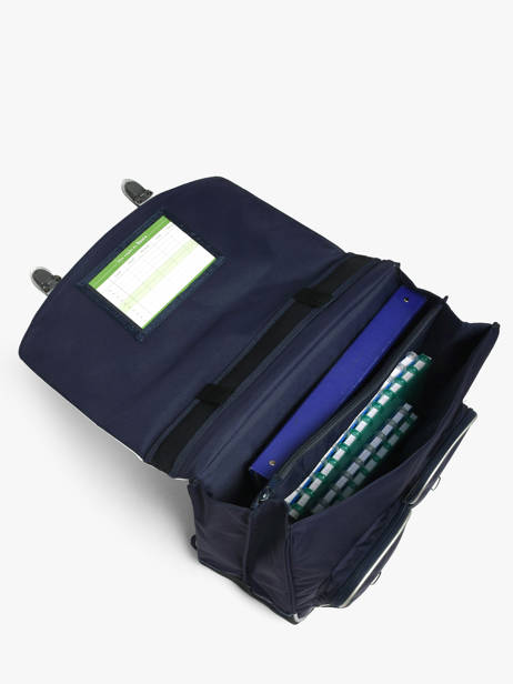 2-compartment Satchel Tann's Blue les fantaisies f 41268 other view 2